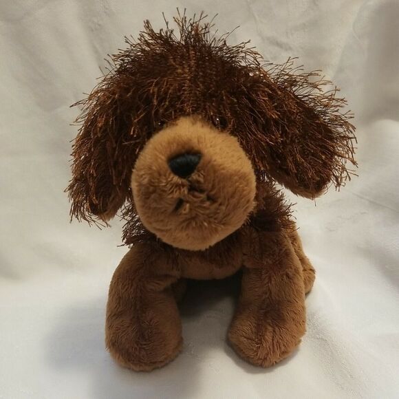 Ganz Webkinz Brown Dog 9" Plush Puppy Shaggy Stuffed Animal Toy HM195 NO CODE - Picture 2 of 8